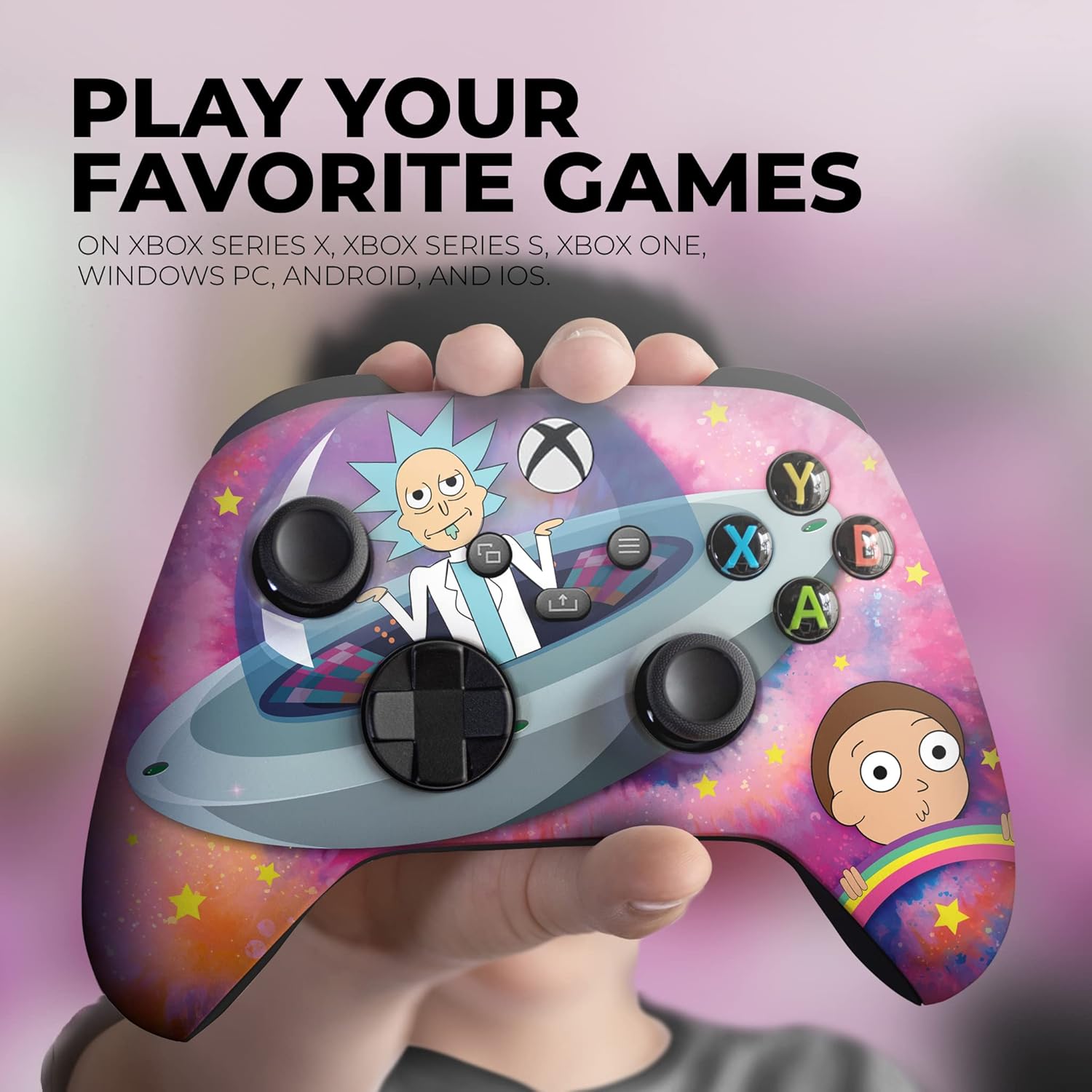 DreamController Original X-box Modded Controller - Special Edition, Customized, Compatible with X-box One, Series X/S & Windows 10, Advanced HydroDip Print Technology