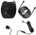 2-Pack Parking Sensor Extension Cable - Includes Two 4.5m (14.763ft) Cables for Extended Pickup Trucks, Sedans, and Vans; Compatible with Front Bumper Sensor Probe Installation