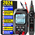 NF-8509 Network Cable Tester (with Multimeter Tester), POE/RJ45 RJ11 CAT5 CAT6 LAN/Ethernet Port Flashing, Anti-Interference TDR Network Tester/NCV Anti-Burnout AC DC Voltmeter Network Tool