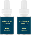 Pura and Allos - Fragrance Refill for Smart Home Air Diffusers - Aromatherapy Scents for Home - up to 120-Hours of Premium Fragrance per Vial - 2 Pack - Cardamon Vanilla (Sleep)