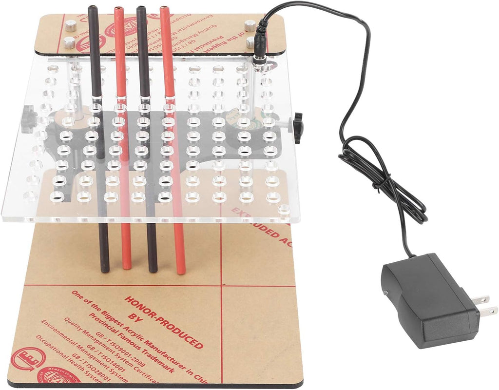Main Test Board Assembly,Connection Line,BDM Frame Test Board with 4pcs Probe Pin Support for 22pcs BDM Adapter US Plug 110‑240V