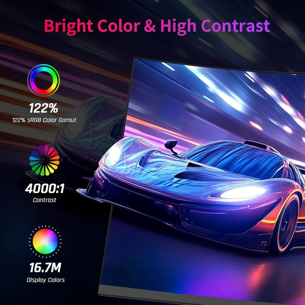 KTC 32Inch 240Hz Curved Gaming Monitor, 1000R VA, QHD(2560x1440p), 4000:1 Contrast, Support FreeSync GSync, HDMI2.0(144hz)/DP1.4(240hz)/Earphone, Tilt, Xbox PS5 Switch, 2K Computer Monitor for Gamer