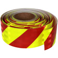 Non Fading Reflective Tape Outdoor Waterproof 2 inch Wide for Truck, High Visibility Warning Safety Industrial Marking Tape (168 feet)