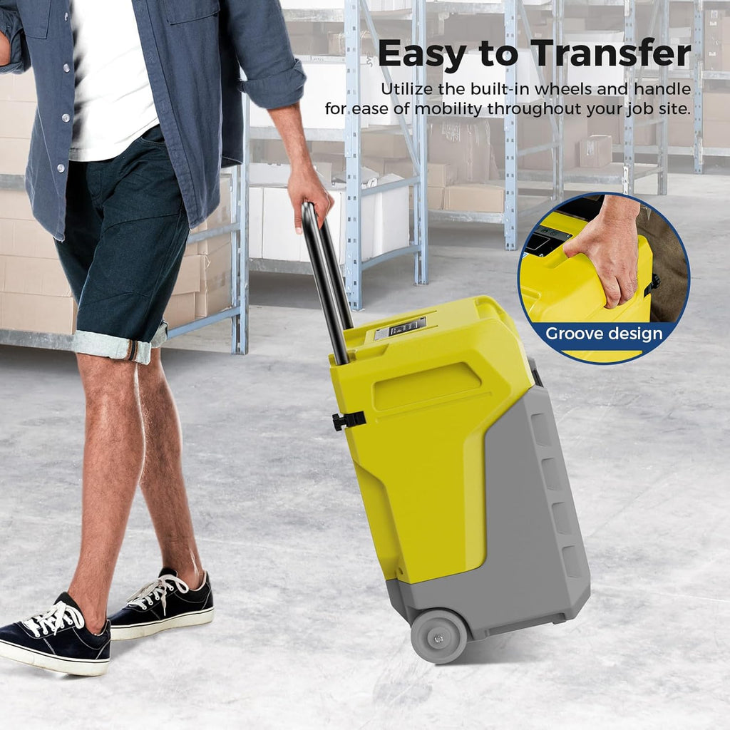 ALORAIR 170 Pints LGR Commercial Dehumidifier with Pump & Drain Hose, Portable Insutrial Dehumidifier for Basments, Home, Job Site, Fit for 2,100 Sq.Ft Space with Wheels & 5 Years Limited Warranty