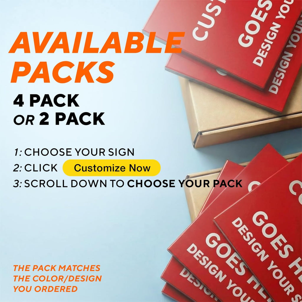 Custom Metal Signs, Personalized Aluminum, Customized Safety, Business Signs, Waterproof Outdoor, White Aluminum (Red, 24x18 In)