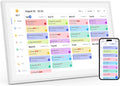 21.5 Inch Digital Calendar, Smart Digital Planner & Chore Chart, IPS FHD 1920x1080 Wall Touch Screen Display for Family Schedules - Share Photos/Videos via App