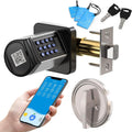 WELOCK Smart Deadbolt Lock, Keyless Entry Door Lock for Front Door, Security WiFi Deadbolt with Keypad, App Control, Anti-Peeking Password,Easy Installation for Bedroom,Home, Apartment,Hotel,Garage