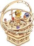 RoWood Music Box 3D Puzzles for Adults, DIY Wooden Mechanical Building Model Kits, Gift for Adult on Birthday/Christmas - Starry Night
