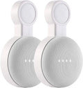 PEF Outlet Wall Mount Holder for Google Nest Mini and Google Home Mini, A Space-Saving Accessories with Cord Management for Google Mini Smart Speaker, No Messy Wires or Screws (2 Pack)