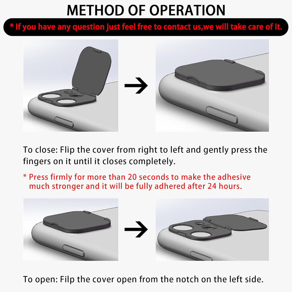 Front Camera Cover Compatible for iPhone 15 Pro/15 Pro Max with Rear Lens Cover,Protect Privacy and Security But Not Affect Facial Recognition（2Pack-2025 Updated Version