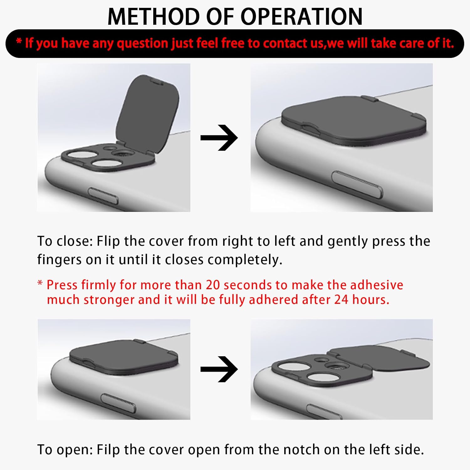 Front Camera Cover Compatible for iPhone 15 Pro/15 Pro Max with Rear Lens Cover,Protect Privacy and Security But Not Affect Facial Recognition（2Pack-2025 Updated Version