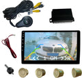 LCD Parking Sensor Kit - Displays Data on Original Screen, Easy Rear Installation, Compatible with CVBS Cameras (Not for AHD), 18 Probe Colors to Match Any Vehicle