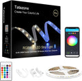 RGBWW Bluetooth LED Strip Lights, 32.8ft Tunable White 3000K to 6500K+RGB Led Light Strips, Music Sync Color Changing Indoor LED Rope Lights with App and Remote for Kitchen, Bedroom, TV