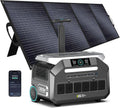 IEE 3200W Portable Power Station P3200 with 400W Solar Panel, 2048Wh Solar Generator, 1800W AC Charging, AC Outlets x 4, LiFePO4 Battery Power Station for Home Backup, Camping, RV, Emergency