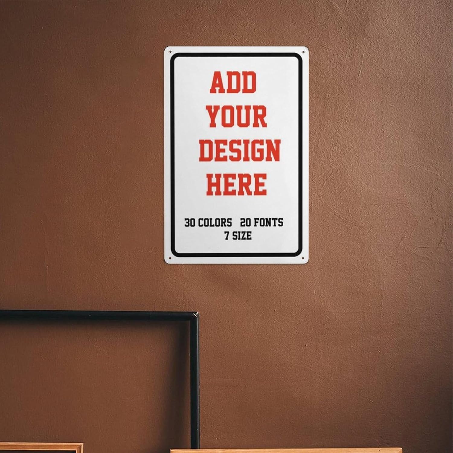 Custom Signs Outdoor Metal Sign - 8 x 12 Personalized Signs for Business, Workplace, Office, Home, Delivery Signs, Road Signs, Garden Signs, Hazard Signs, Intersection Signs, Parking Signs, Decorative Signs
