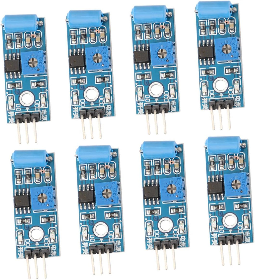 TEHAUX 10pcs Normally Closed Type Sensor Module for Alarm Systems Detection Compatible Microcontrollers for Theft Alarms Earthquake Alerts and Vehicles