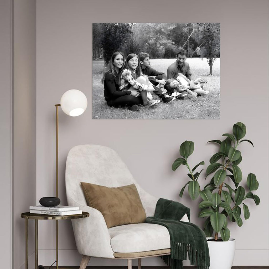 YXIMOX Custom 18" x24" Art Print on Premium Canvas, Personalized with Your Image or Design, Large Wall Decor for Living Room, Office, Bedroom, Custom Canvas Artwork(18"x24",Unframe)