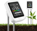 6-in-1 Soil Test Kit for Gardening Deals, Digital pH Meter/Temperature/Sunlight/Fertility/Environmental| Factory-Permanent Calibration