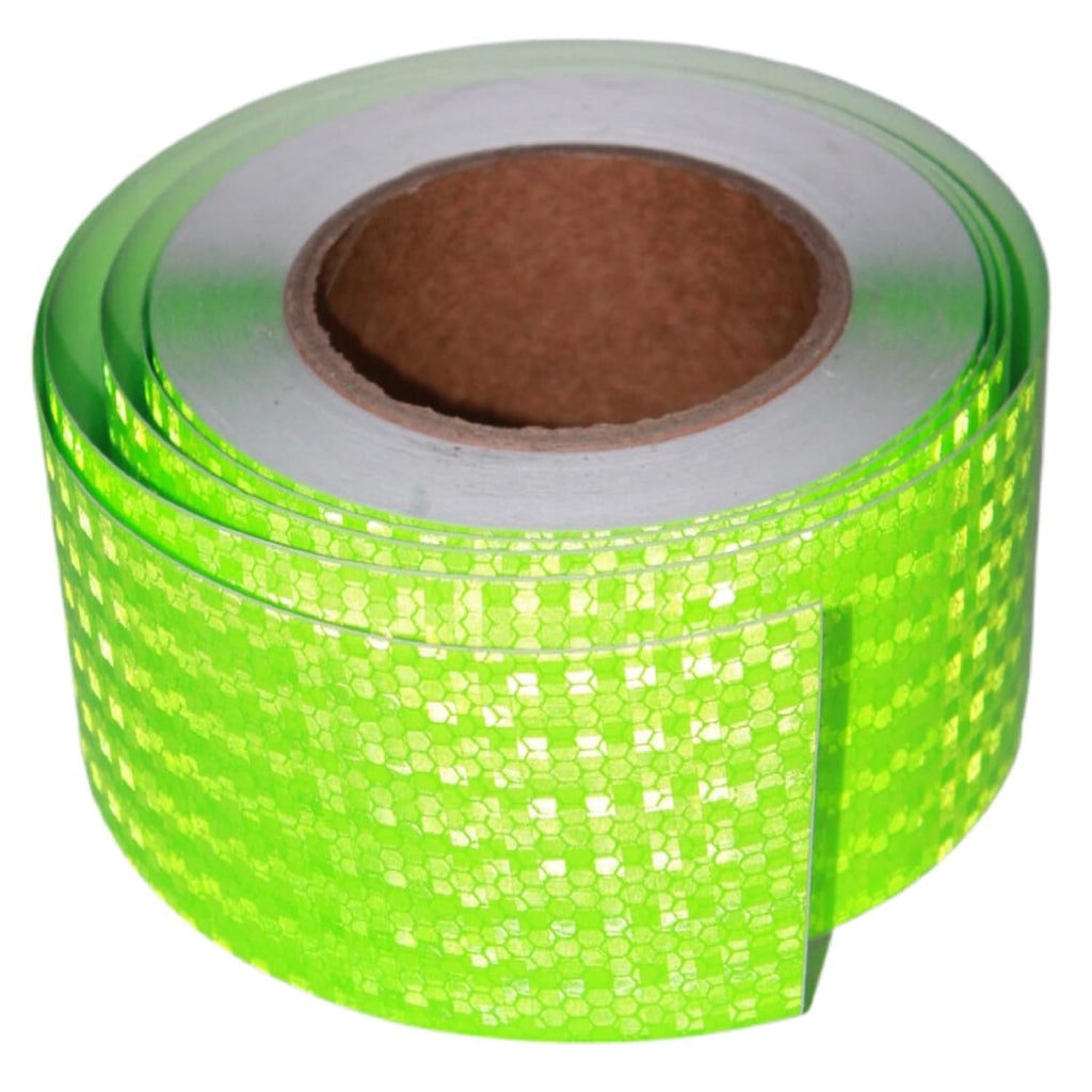 Reflective Tape Green 3 inch, Outdoor Waterproof High Visibility Warning Industrial Marking Tape, Safety Stickers (68 feet)