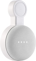 PEF Outlet Wall Mount Holder for Google Nest Mini and Google Home Mini, A Space-Saving Accessories with Cord Management for Google Mini Smart Speaker, No Messy Wires or Screws (1 Pack)