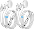 Temdan 2Pack for Apple Watch Charger, 3 in 2 Multi Charging Cable, iPhone Charger, USB A/Type C/Lightning Cable, Portable Travel Essentials Designed for iWatch Ultra/SE/11-1 & iPhone 17-12/ iPad-5Ft