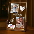 LOUISMIAA Customized Picture Frames with Night Light,Decorative Plaque Anniversary Birthday Mother’s Day Father’s Day Valentine’s Personalized Gifts for Boyfriend Girlfriend Couple Women Same Day Shipping