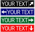 Custom Street Signs, Reflective Option, Single/Double Sided, Rust Free Aluminum, UV Protected & Weatherproof - 4x18 Inch