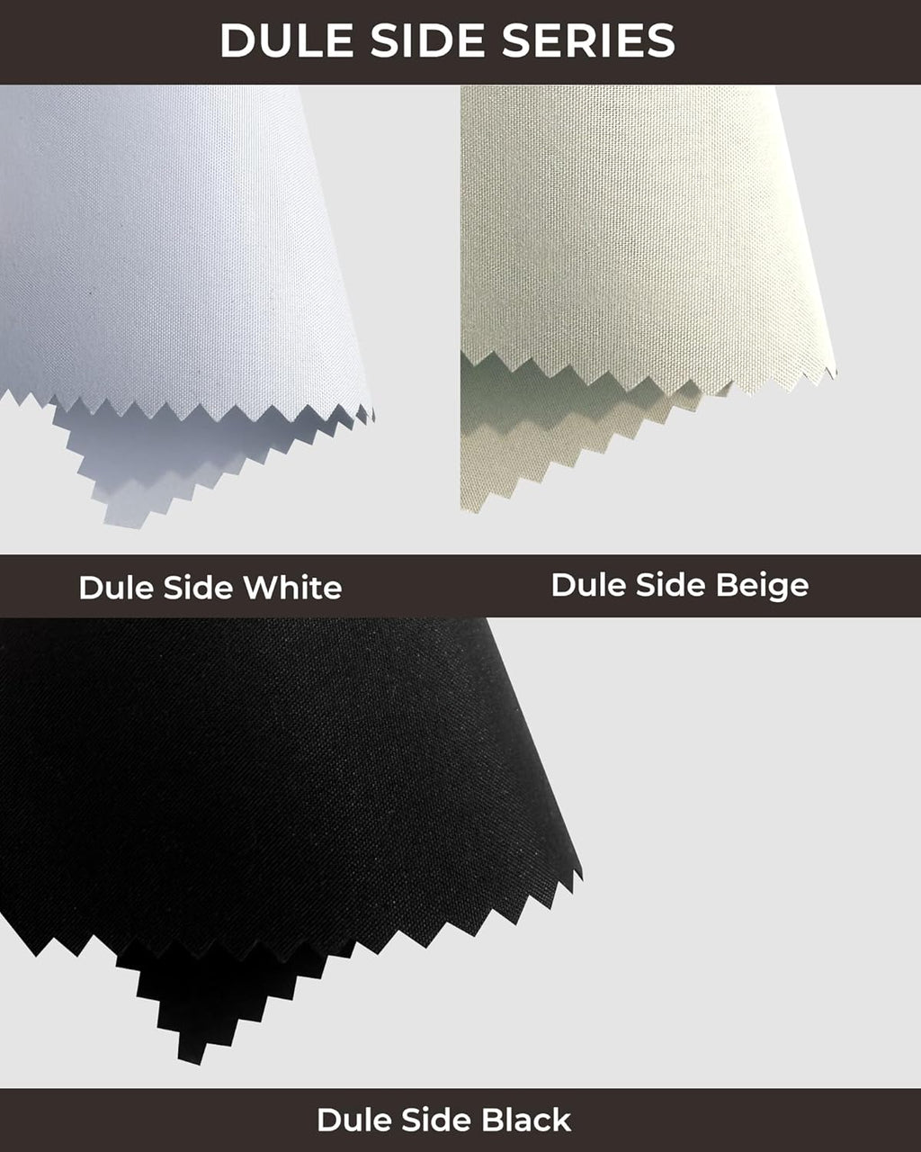 AIVIDIG 100% Blackout Shade Fabric Samples for Windows（Shade Fabric Samples）