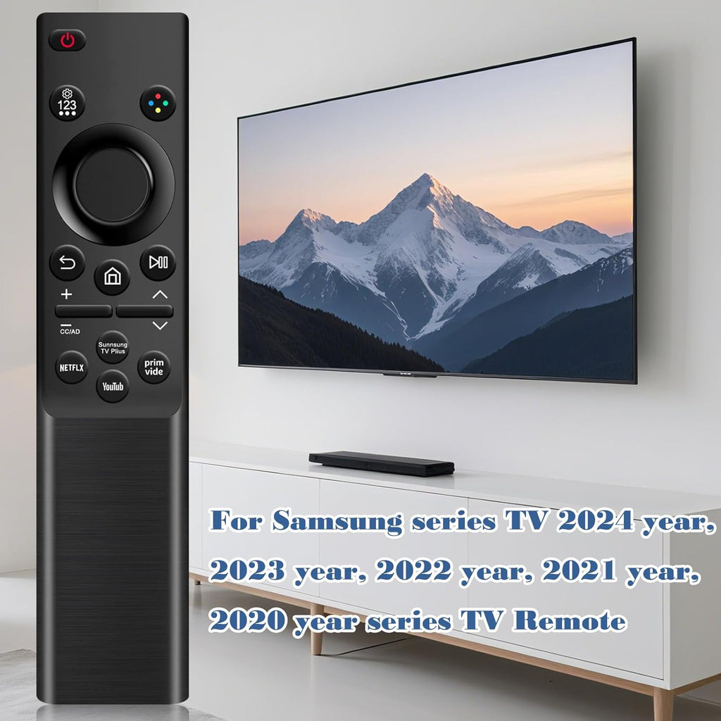 [2 Pack] Universal Replacement for Samsung TV Remote Control, BN59-01484A Compatible with All Samsung Smart TV, QLED, 4K, 8K, Frame, Curved, LED, LCD HDTV Models (2019-2025), No Setup Required