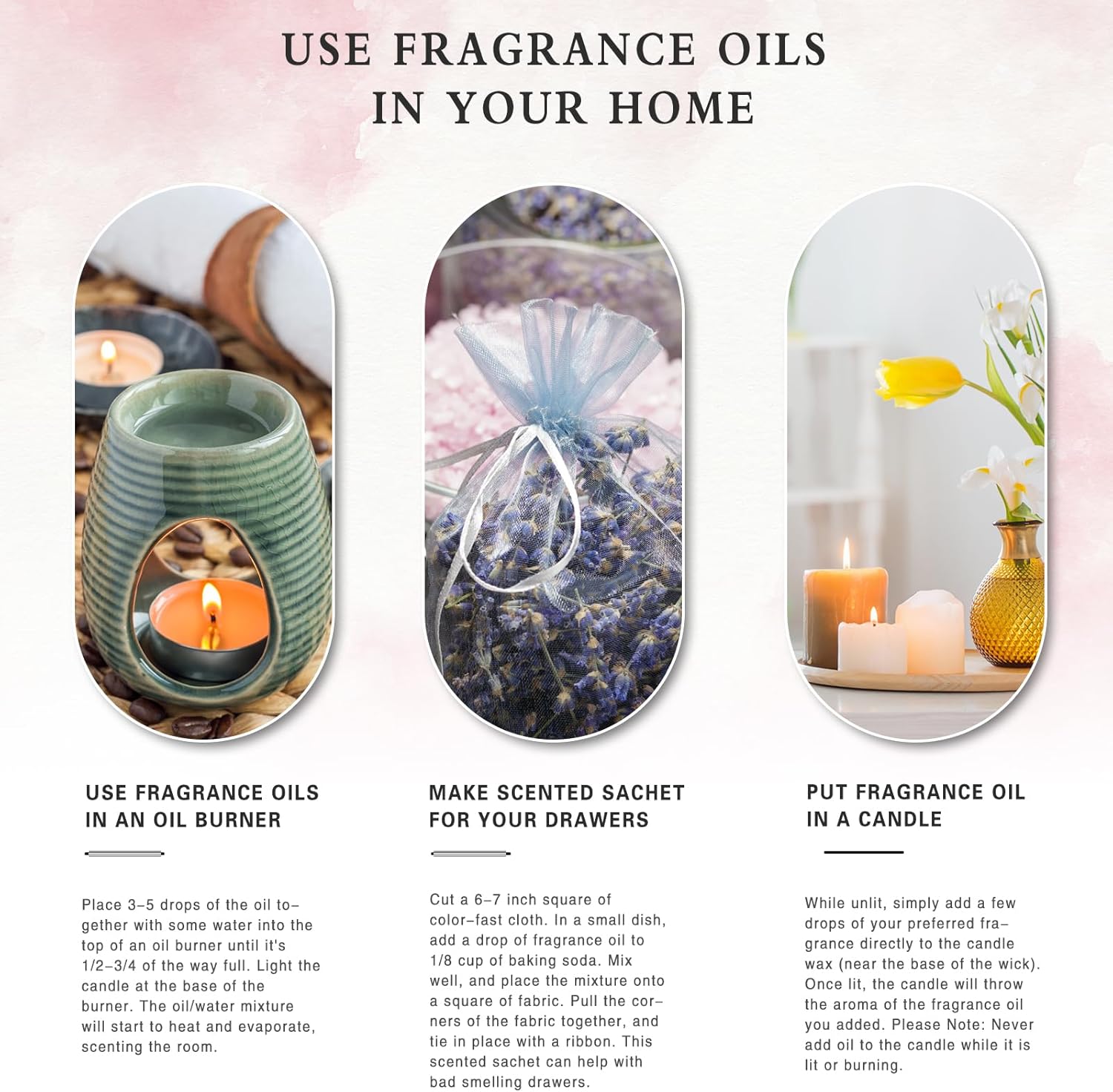 PHATOIL 100ML Sweet Orange Fragrance Oils for Aromatherapy, Diffuser Oils for Home, Perfect for Humidifier, Yoga, DIY Candle and Soap Making - 3.38FL.OZ