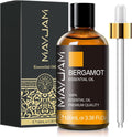 MAYJAM 100ML/3.38FL.OZ Bergamot Fragrance Oils with Glass Dropper, Essential Oils for Diffusers for Home, Long Lasting Scented Oils for Diffusers Soap Candle Making