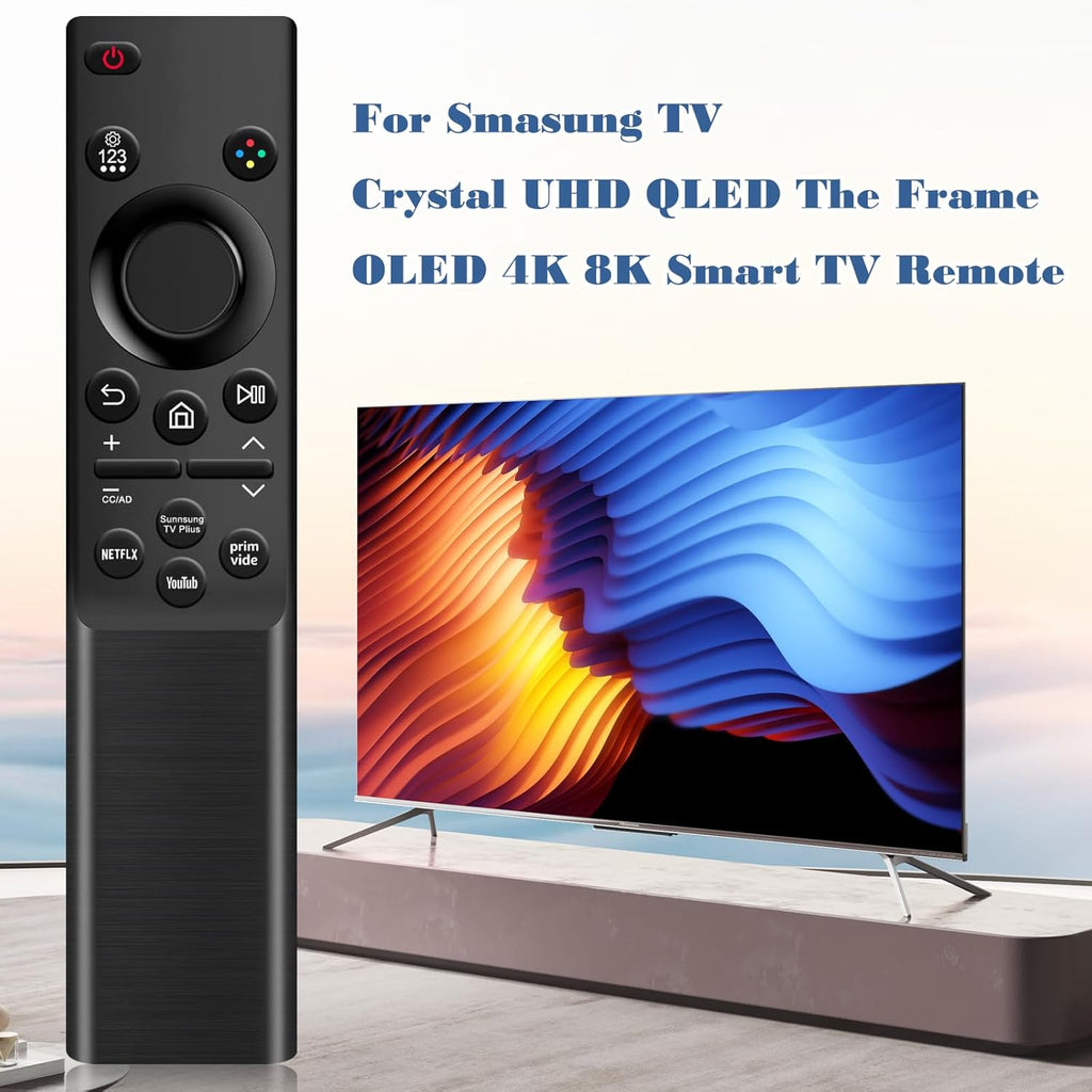 [2 Pack] Universal Replacement for Samsung TV Remote Control, BN59-01484A Compatible with All Samsung Smart TV, QLED, 4K, 8K, Frame, Curved, LED, LCD HDTV Models (2019-2025), No Setup Required