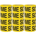 Crime Scene Do Not Cross Tape 12 Pack 3 inch x 1000 feet, Bright Yellow with a Bold Black Print for High Visibility • Tear Resistant Design