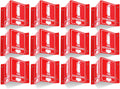 T&R Fire Extinguisher Sign, Fire Extinguisher with Down Arrow - 12 Pack - 8 x 6 Inches Acrylic, 4 pre-drilled holes, Includes Matching Screws, Use for Home Office/Business
