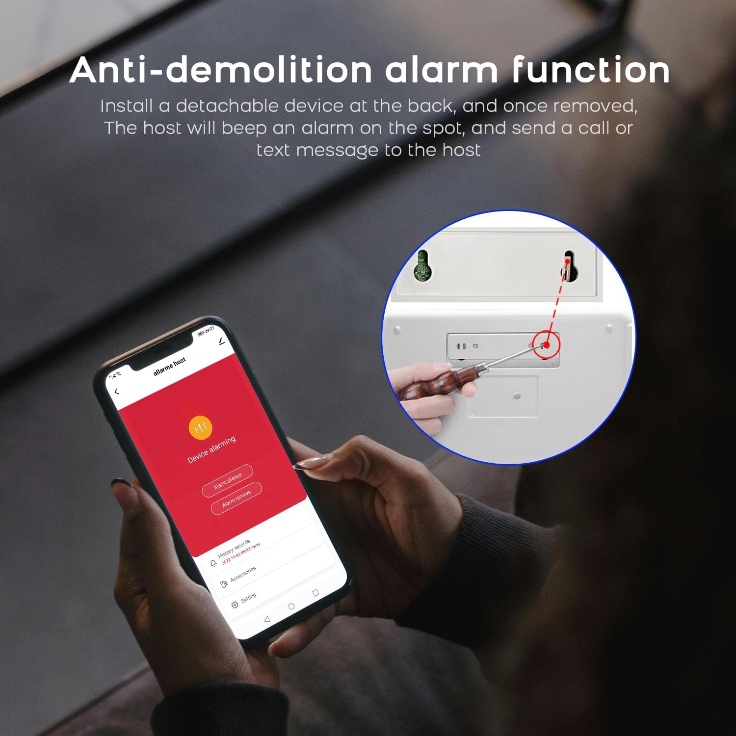 PGST Home Alarm System,2.4" Colorful Screen Home Security System,10 Piece Wireless Burglar Door Alarm Kits,Motion Detectors,4G SMS/Phone Tuya APP Alerts for Home,Villa,Apartment,No Subscription Fee