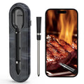 Aurasky Unique Wireless Meat Thermometer, Accurate Temperature Detection Probe, 500FT Remote Monitoring, Dual Alarm, Cooking Meat Thermometer Wireless for Grilling, Smoking, Oven, BBQ, Rotisserie