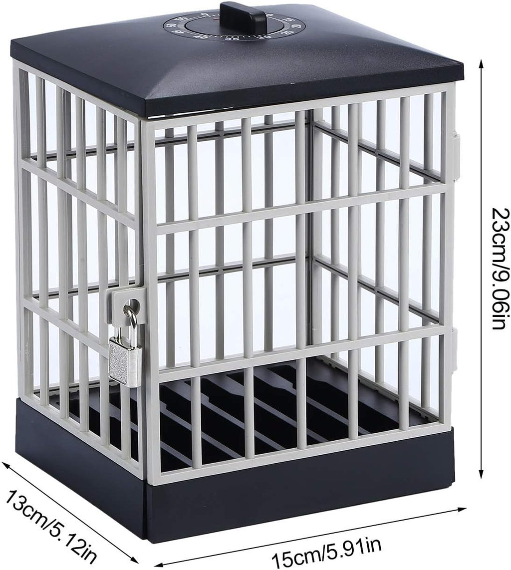 Phone Lock Box, Timer Control Cell Phone Jail with Security Lock Mechanism for Kids Homework Office Home Use, Holds 5 Mobile Phones (A)