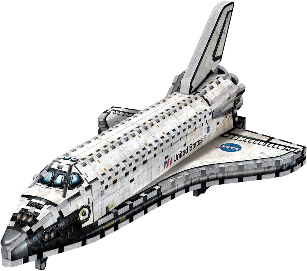 Wrebbit3D Space Shuttle Orbiter 3D Puzzle | 435 Jigsaw Puzzle Pieces | Build a Space Exploration Vehicle and Discover New Worlds
