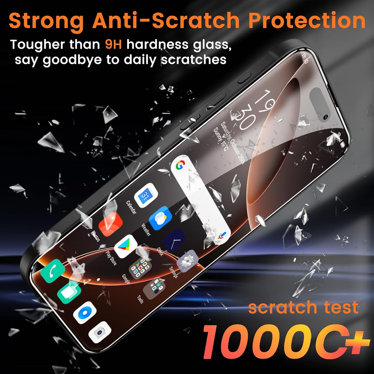 4+4 Pack Privacy Screen Protector for iPhone 16 Pro Max 6.9-Inch with 4 Pack Camera Lens Protector, Anti Spy Tempered Glass Film 9H Hardness Case Friendly