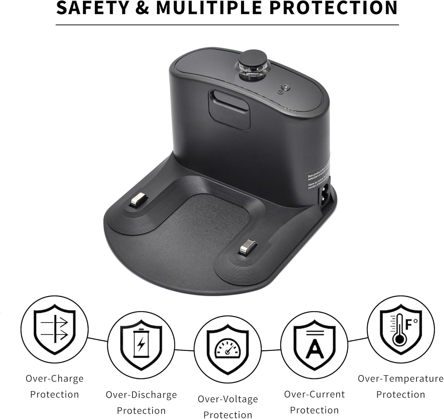 RDSJK Roomba Charger Dock, Replacement for iRobot Roomba e5 e6 i1 i3 i4 i5 i6 i7 i8 j5 j7 j9 Series & All 500 600 700 800 900 Series - Charger ADF-N1 17070 17064 4452369