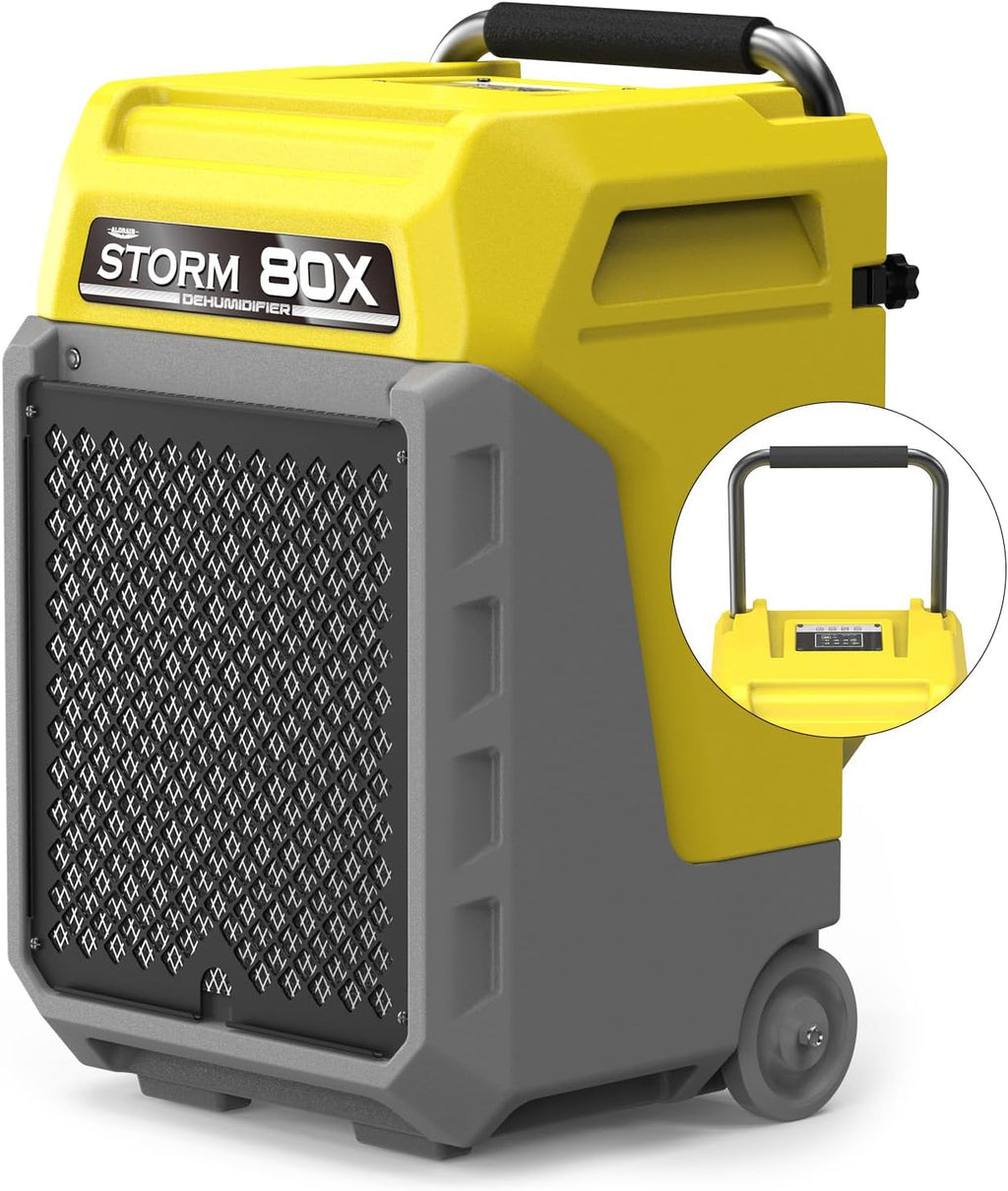 ALORAIR 170 Pints LGR Commercial Dehumidifier with Pump & Drain Hose, Portable Insutrial Dehumidifier for Basments, Home, Job Site, Fit for 2,100 Sq.Ft Space with Wheels & 5 Years Limited Warranty