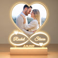 Personalized Picture Frame, Custom Picture Frames, Customized Photo Frame, Personalized Anniversary Valentines Day Gifts for Women Men Her Him Girlfriend Boyfriend Couple Mom Dad Baby Kid Family