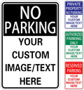No Parking Signs Custom Parking Sign for Parking Lots Business and Schools Outdoor Use Aluminum Metal Decor 12x17 Inches