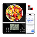5000g Smart Nutrition Scale, Kitchen Scale with Food Code, Food Scale for Meal Prep, Portion Control, Baking, Weight Loss, 4 Units, Tare Function, Batteries Included