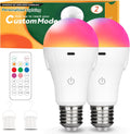 Neporal MagicGlow Rechargeable Light Bulb with Memory Mode, Remote & Touch Control – Dimmable A19 Battery Operated Bulb for Indoor Wall Sconce, Nursery, Bedroom, Kitchen