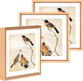 6x6 Picture Frame, Gold Metal Photo Frames with HD Glass, Fits 5x5 with Mat or 6 x 6 without Mat, Display for Wall and Table, 3 Pack