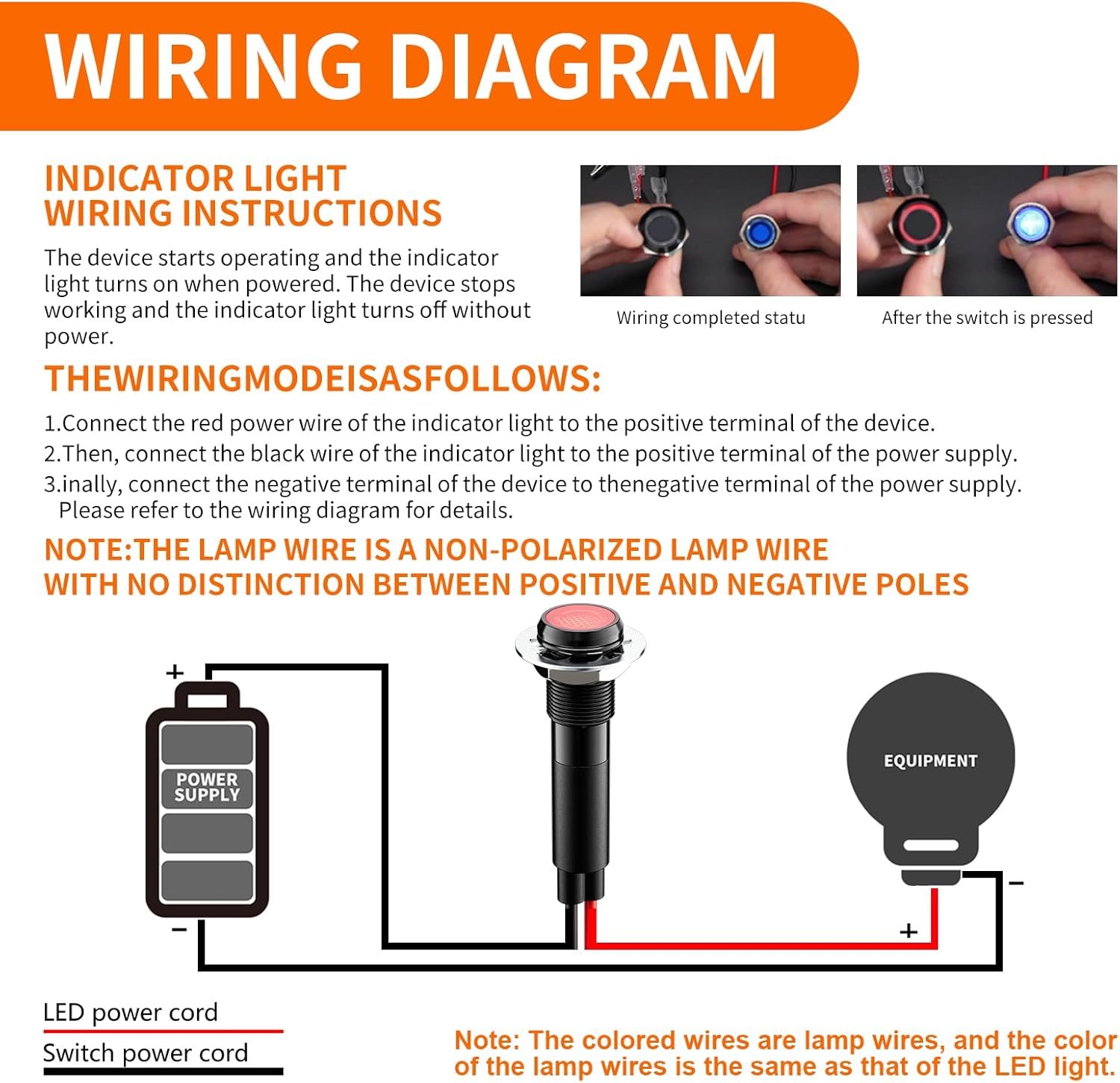 5Pcs 8MM (5/16'') Indicator Light 12V 24V Metal Pilot Lamp Lights Aluminum Black Anodized Waterproof ip67 Red Signal Lamp Light(12V-Black Anodized-Yellow 5Pcs)