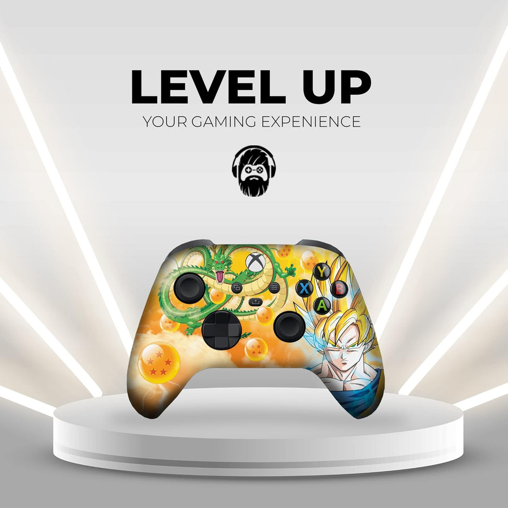DreamController Go-Ku Custom X-box Controller Wireless compatible with X-box One/Series X/S Proudly Customized in USA with Permanent HYDRO-DIP Printing (NOT JUST A SKIN)