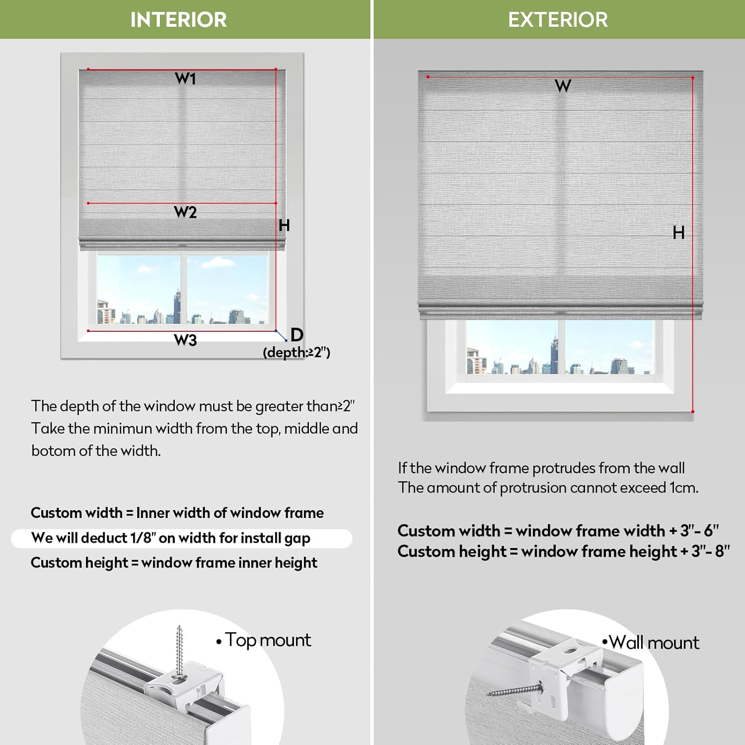 ZSTARR Smart Roman Shades Rechargeable Motorized Blinds with Remote Light Filtering Roman Window Shades Plain Fold Soft for Doors Bedroom, Custom Size (Sheer Gray)
