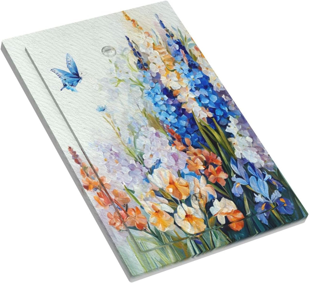 Decorative Light Switch Plate Covers Rustic Colorful Floral Garden Flowers 1 Gang No Device Single Blank Outlet Covers Wall Plate Light Switch Cover Plate for Country Bedroom Home Decor